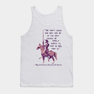 Don Quixote Quote Tank Top